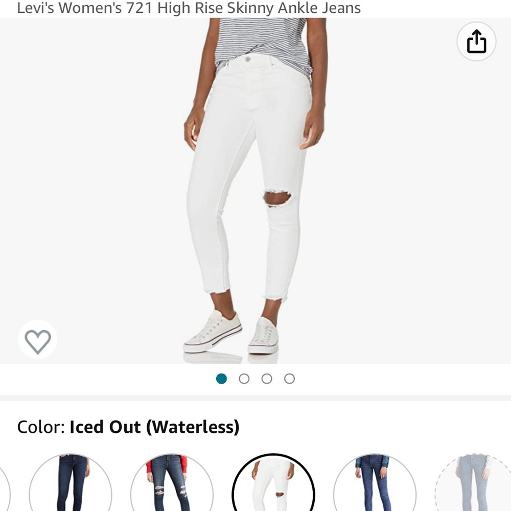 NWOT Levi’s 721 High Rise Skinny size 29